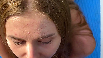 Real meeting at the lake, people saw us cum on our face