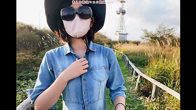 Sexually active Japanese girls exposing her nude body in public and getting excited.