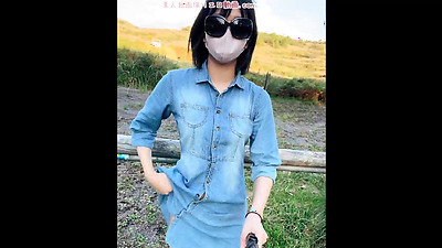 Sexually active Japanese girls exposing her nude body in public and getting excited.