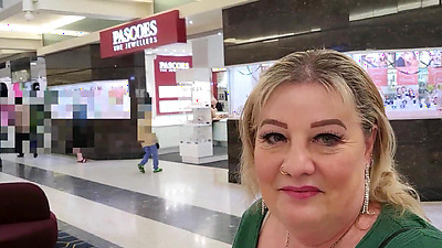 NZ Trashy slut drinks piss in a public cubicle at the mall and then has public walk