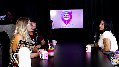 Brunette takes off her clothes, shows her huge booty and breasts after saying she was living under stress - Marcelly Mello (SHEER/RED)