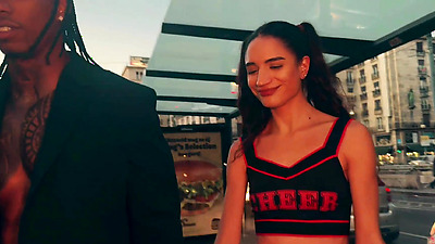 French student Candie Luciani gets fucked by Jesus Reyes' BBC and gives him her arse to fuck