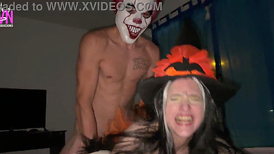 ROUGH, HARD AND DEEP ANAL for Innocent Chick after a Costume Party