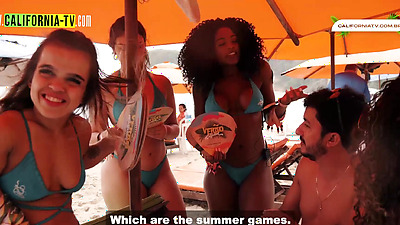 Hot Influencer Kisses Married Tourist On Beach In Brazil!