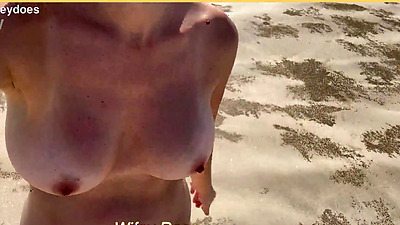 MILF public exhibitionist nude dare