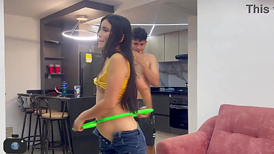 My shy stepsister wants to be a gymnast and I help her by giving her the best fuck of her life. H.L.