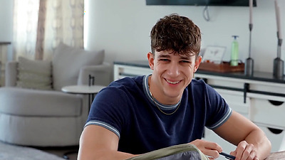 Small tits teen stepsister Serena Hill teasing big dick stepbro