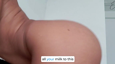 JOI CEI Ponme la leche en el culo y luego lamelo!