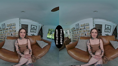 UP CLOSE VR - POV Tattooed PAWG Chick Vanessa Vega Wants You To Be Rough With Her - Petite Deepthroat