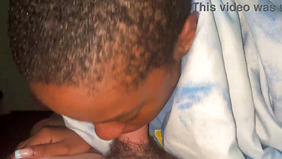 sexy ebony loves her some white cock