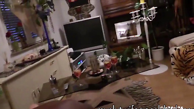 MYSLUTWIFEGOESBLACK Horny White Pussy Alexia Jumping Deep On Black Cock