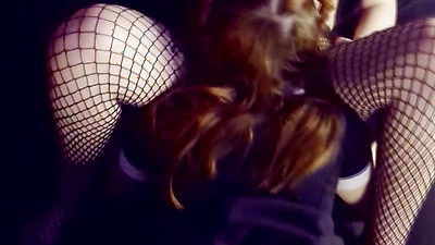 ????BIG ARSE???? Wedneday Addams TEENS Get Mouth Fucked and Doggstyle 3Way