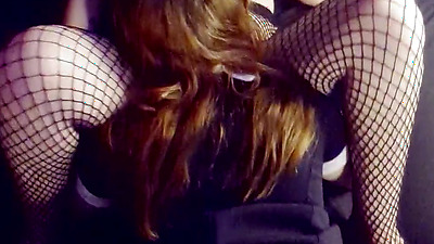 ????BIG ARSE???? Wedneday Addams TEENS Get Mouth Fucked and Doggstyle 3Way