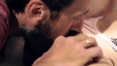 DarkestTaboo.com - Busty stepdaughter Athena Faris rides her stepfather's old penis after a BJ