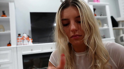 College Teen Babe Gets a HUGE FACIAL After a Halloween Party!!!