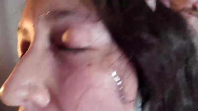 her first DP bukkake gangbang orgy