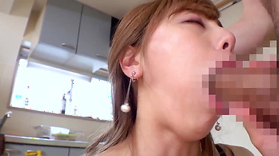 A lovely cock is presented to a beautiful mother who is tired from daily housework! A curved BODY with super beautiful skin! Part1