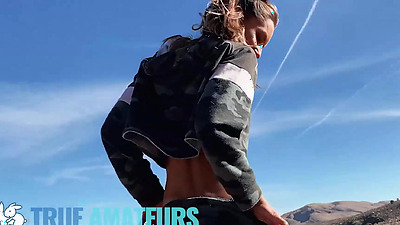 TRUE AMATEURS - Gorgeous And Horny Stacy Has A Wild Adventure While Hiking As She Gets Fucked Hard