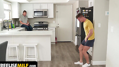 Stepmom Crystal Clark Offers Her Pussy To Stepson After No Nut November Challenge - FreeUse Milf