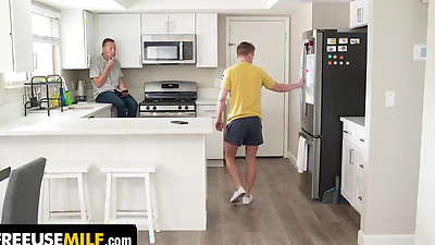 Stepmom Crystal Clark Offers Her Pussy To Stepson After No Nut November Challenge - FreeUse Milf