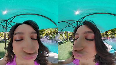 Eliza Ibarra Needs To Be Very Oiled Up In Exchange For A Blowjob