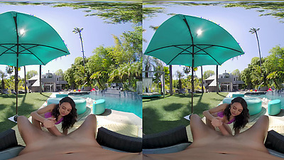 Eliza Ibarra Needs To Be Very Oiled Up In Exchange For A Blowjob