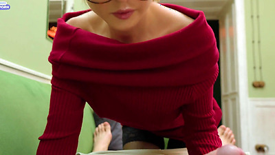 Cheating Wife Jumps On Huge Penis For His Silence. Fed Her Cum. POV.