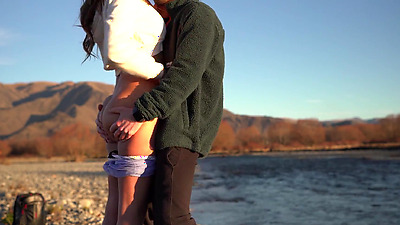 She DOMINATED Him In The Woods - Outdoor Pegging - Pure Pleasure