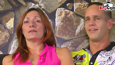 Married German Woman Tries 3Some With Strange Man And Husband