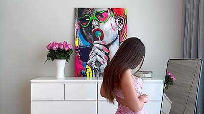 SEXY UNCENSORED pink Lingerie Try On Haul with Juliette Claire