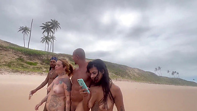 I went to the nude beach with the hotties to do some whoring and recorded the whole thing