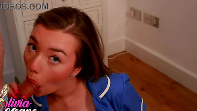 Teen Nurse Shows Off Her Oral Skills