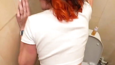 Sex at a party in the toilet and in the room while no one sees, but everyone walks nearby