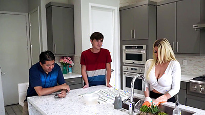 Mylfex - Lustful Stepmom Fucked Beside Clueless Dad