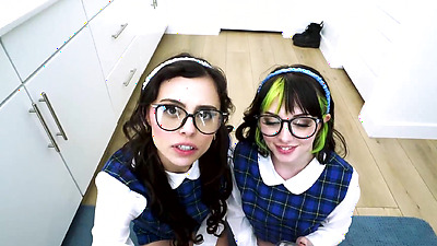 My hot stepsisters is sharing my cock