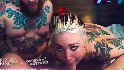 MMF Bisexual Double Blowjob by a Real Amateur Couple