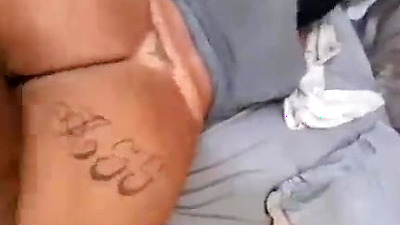 Sexy bbw gets bent over on the edge of the bed - BBW VS BBC