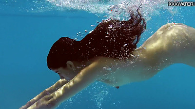 Perfect Latina girl by the pool and inside