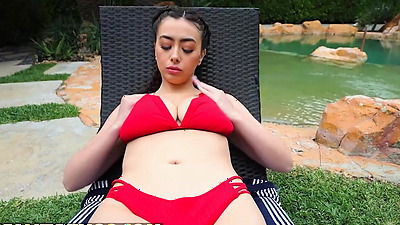 REALITY KINGS - Horny Chloe Surreal Uses All Her Naughty Moves To Seduce The Landscaper To Fuck Her