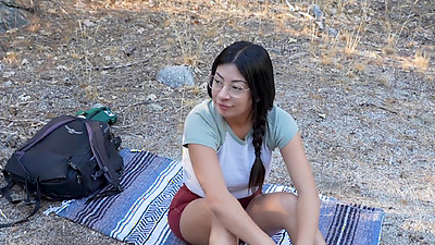 Thick Latina step sis swallows my CUM in Yosemite National Park - Cami Strella + Lev Lieben