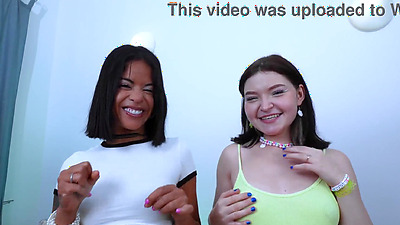 WET MEGA GANGBANG! 7on2 DVP DAP! Two hot sluts Natasha Rios & Virgin Butterfly get double vagina double anal and fountains of piss from seven big cocks EKS468