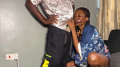 Big shaft room service having sweet pussy fuck with Petitie horny visitor