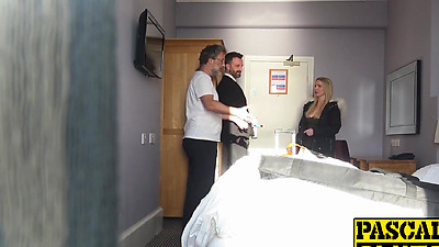 Gorgeous sub Georgie Lyall dominated with big shaft