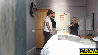 Gorgeous sub Georgie Lyall dominated with big shaft