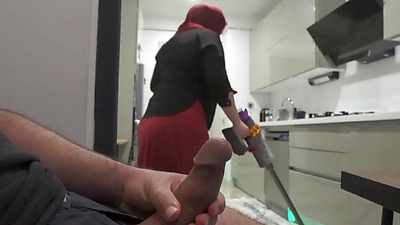 CAUGHT JERKING OFF BY STEPMOM