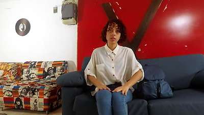 Little Latina can mount a large cock like she is a cowgirl in a rodeo