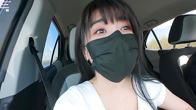 outdoor sex vlog with my big tits asian chick friend