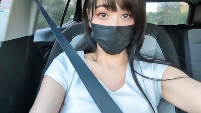 outdoor sex vlog with my big tits asian chick friend