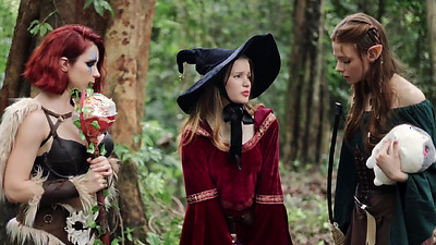 Porno D&D World - Sweetie Fox, Diana Rider and ArinaFox in Sex Adventure