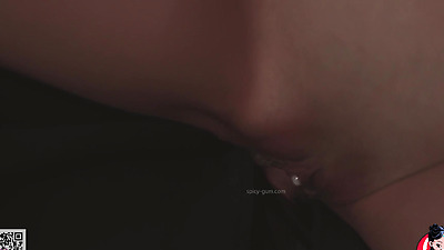 June Liu 刘玥 / SpicyGum - Happy Halloween - Sex Ritual until I got my Asian pussy creampied (JL_129)